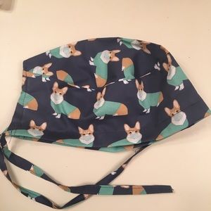 Corgi mens scrub hat